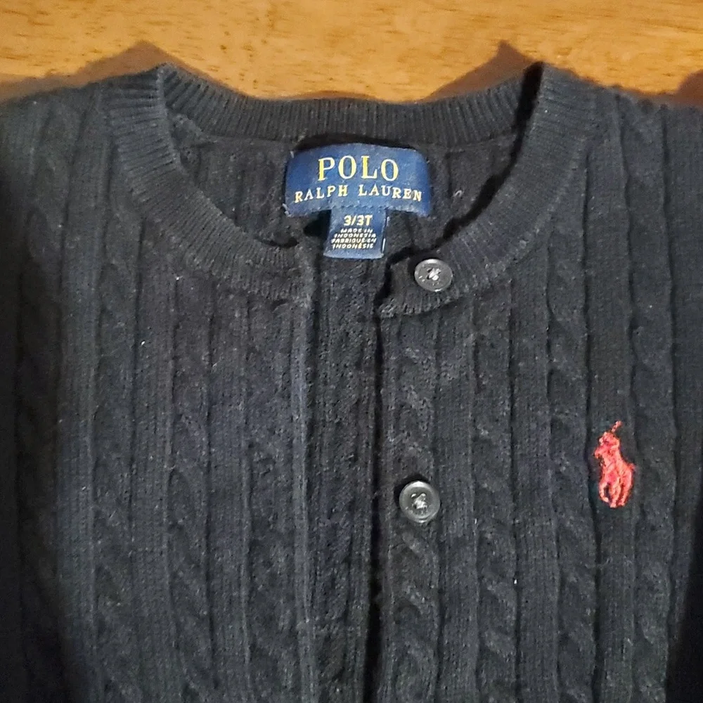 Ralph Lauren 3T Black ⚫️ cardigan